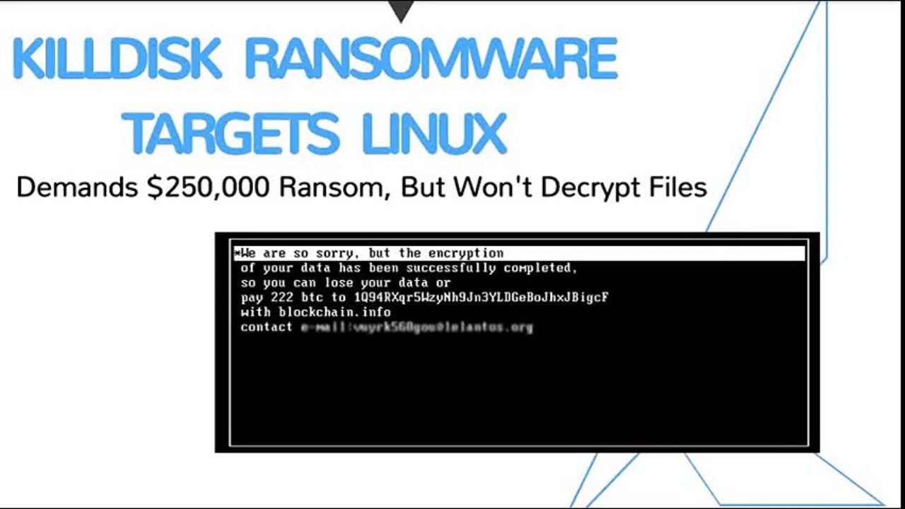 How To Remove Linux KillDisk Ransomware From Computer?